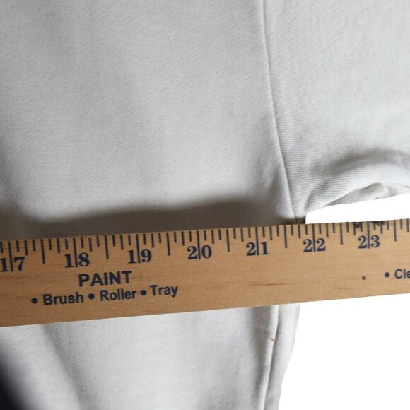 Talentless Sweatshirt Men’s M Minimalist Drop Shoulder Pullover Cream White Logo - Picture 5 of 7